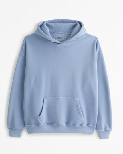 Essential Popover Hoodie Cool Blue