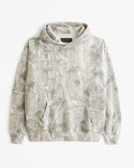 Essential Popover Hoodie Light Gray Camo