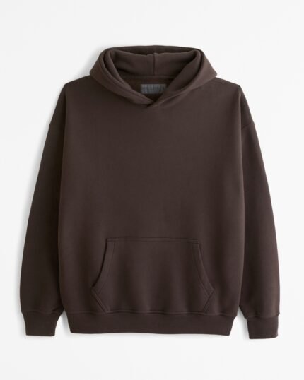 Essential Popover Hoodie Coal Brown