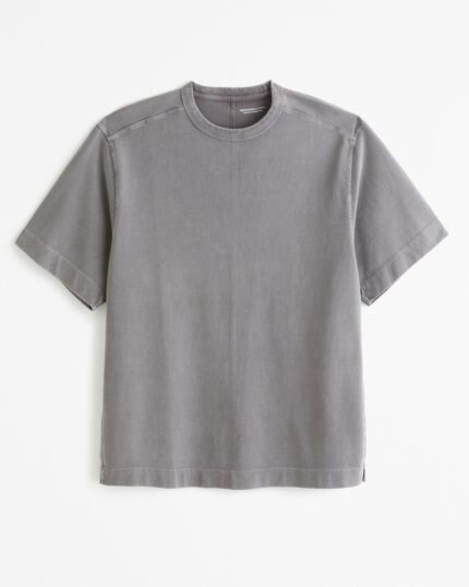 Premium Heavyweight Tee Grey Pattern